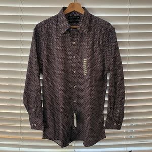NWT Nick Graham Large Burgundy Shirt